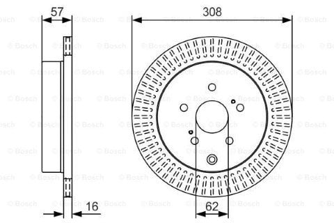Suzuki Grand Vitara 2.0 2005-2009 Bosch Arka Disk 2 Adet