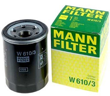 Fiat 500C 1.2 2009-2020 MANN Yağ Filtresi W610/3