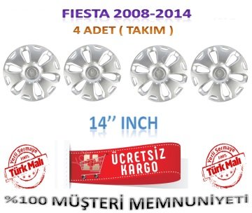 Fiesta Jant Kapağı Takım 4 Adet 14 İnch 2008-2013