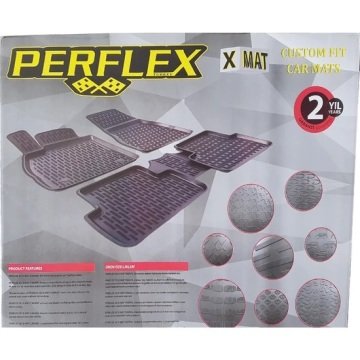 Perflex Ford Courier 3d X-Mat Havuzlu Paspas 2014-2020