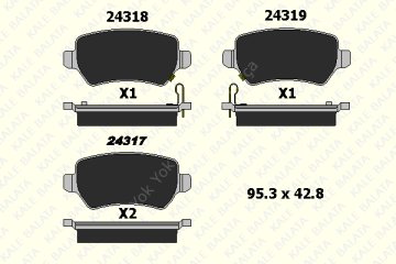 Mondeo Arka Disk Fren Balatası 2007-2014