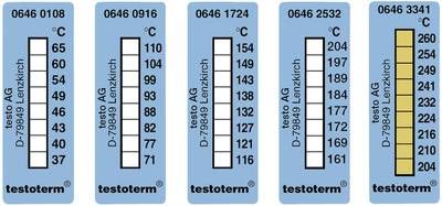 Testoterm Sıcaklık Etiketi (+71 … +110 °C)