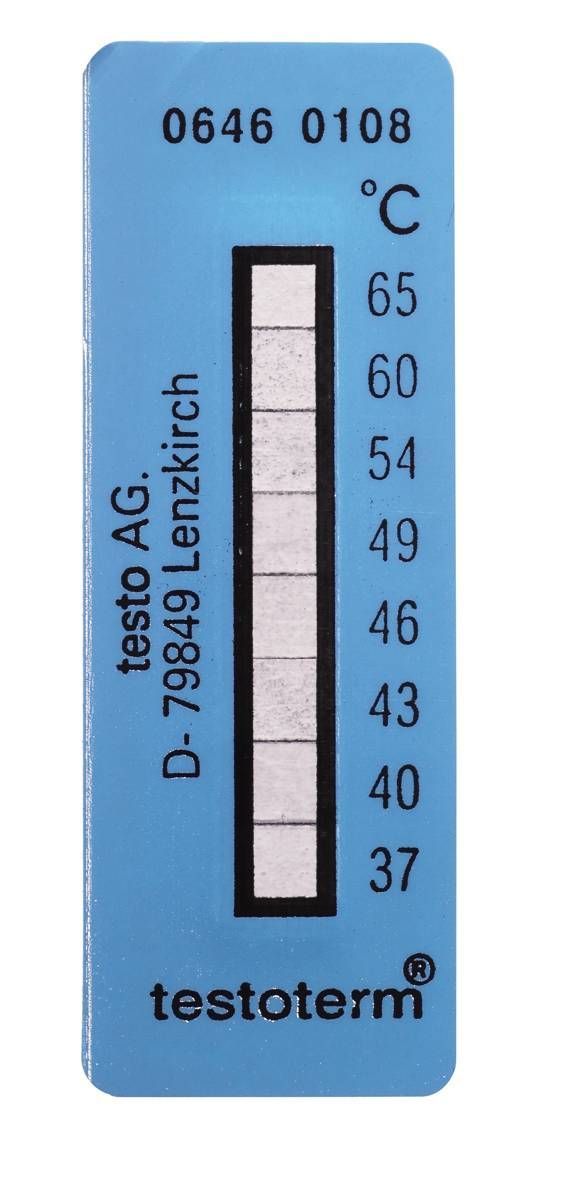 Testoterm Sıcaklık Etiketi (+37 … +65 °C)