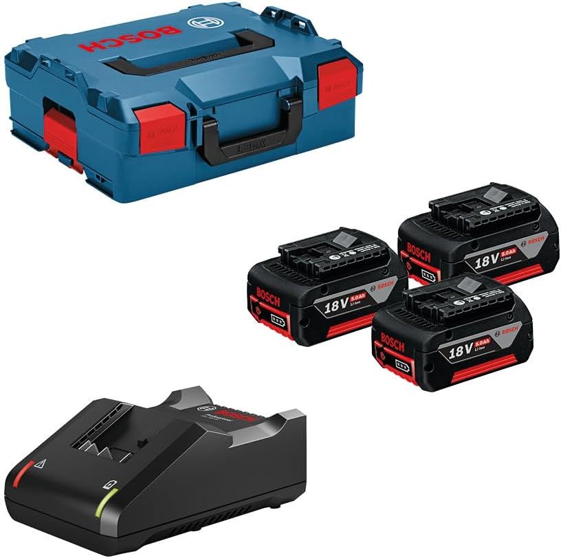 Bosch Gba 18V 5,0AH(3X) + Gal 18-40 Cv L-Boxx Başlangıç Seti - 0615990L3T