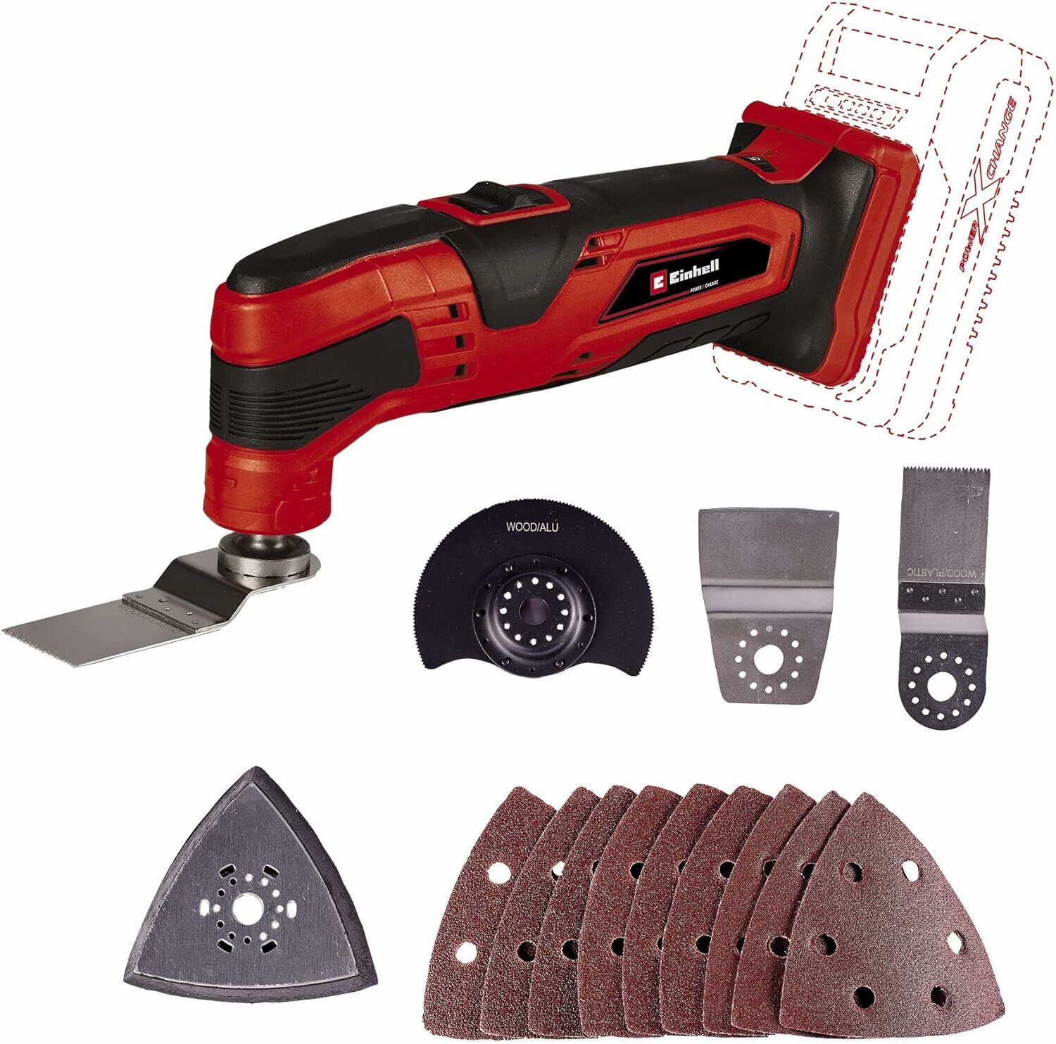 Einhell TC-MG 18 Li - Solo, Akülü Raspalama Makinesi 4465170