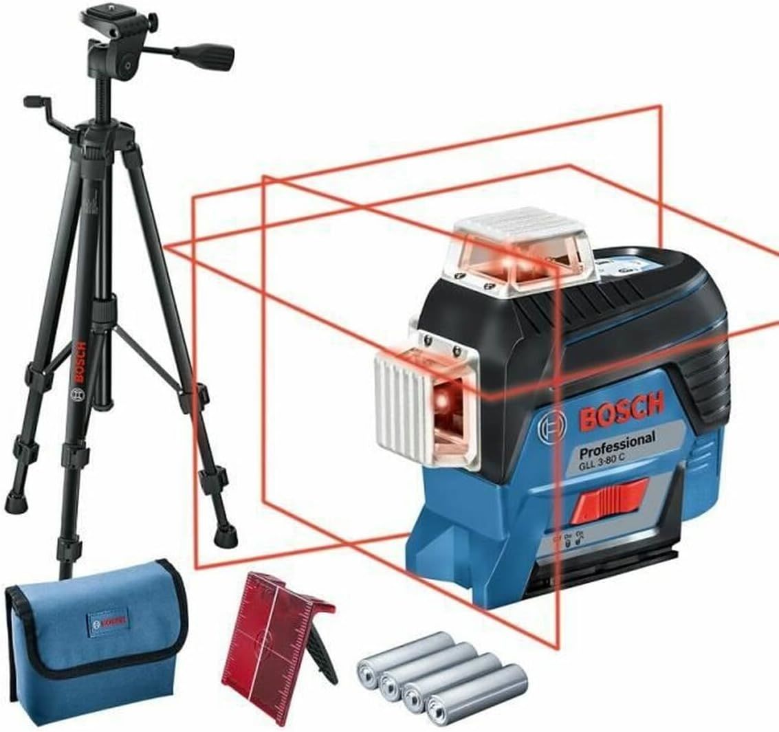 Bosch Professional GLL 3-80 C Prof. + BT 150 Çizgili Hizalama Lazeri - 0601063R01