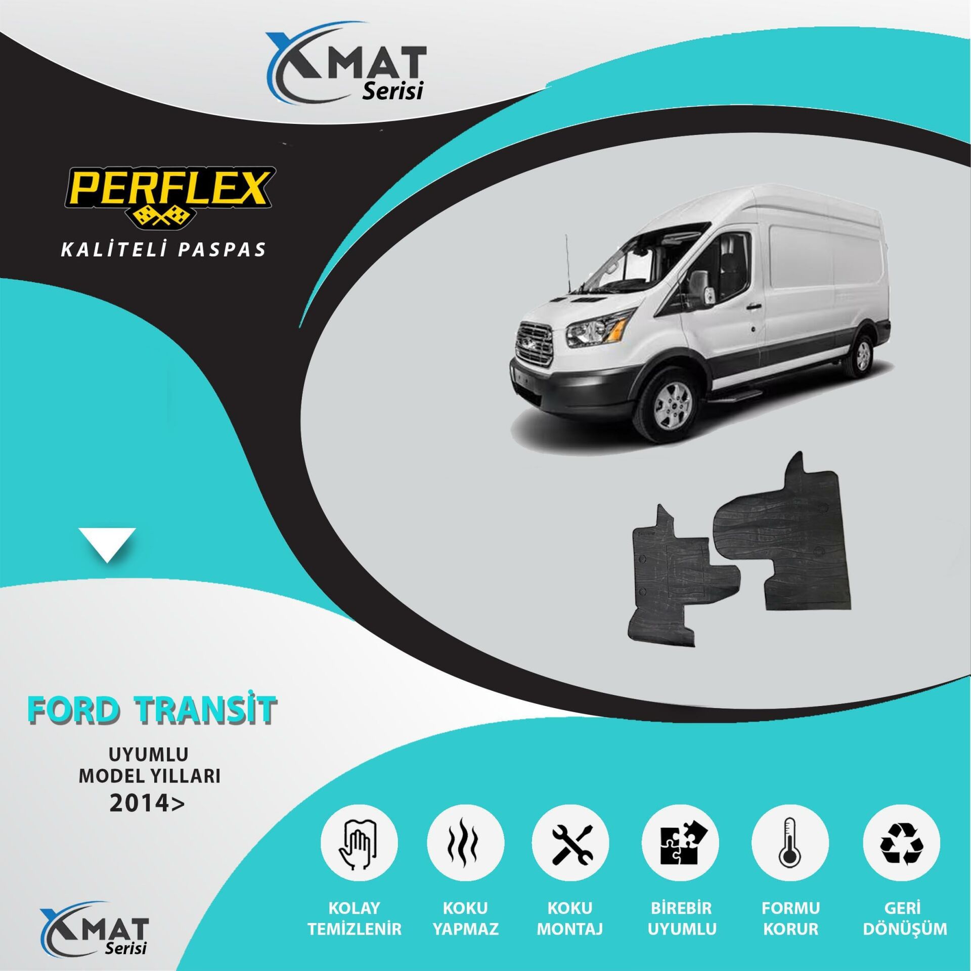 Perflex Paspas Kaucuk Flexair Transit V363 2014+