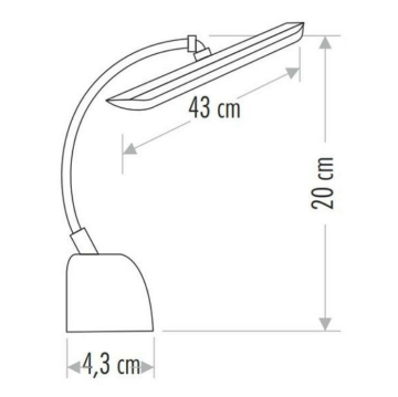 10W MANDARİN LED APLİK ( KROM KASA ) ( GÜNIŞIĞI )