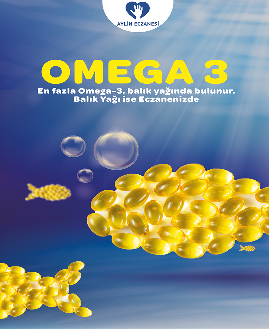 Afiş -  Omega-3 Balık Yağı