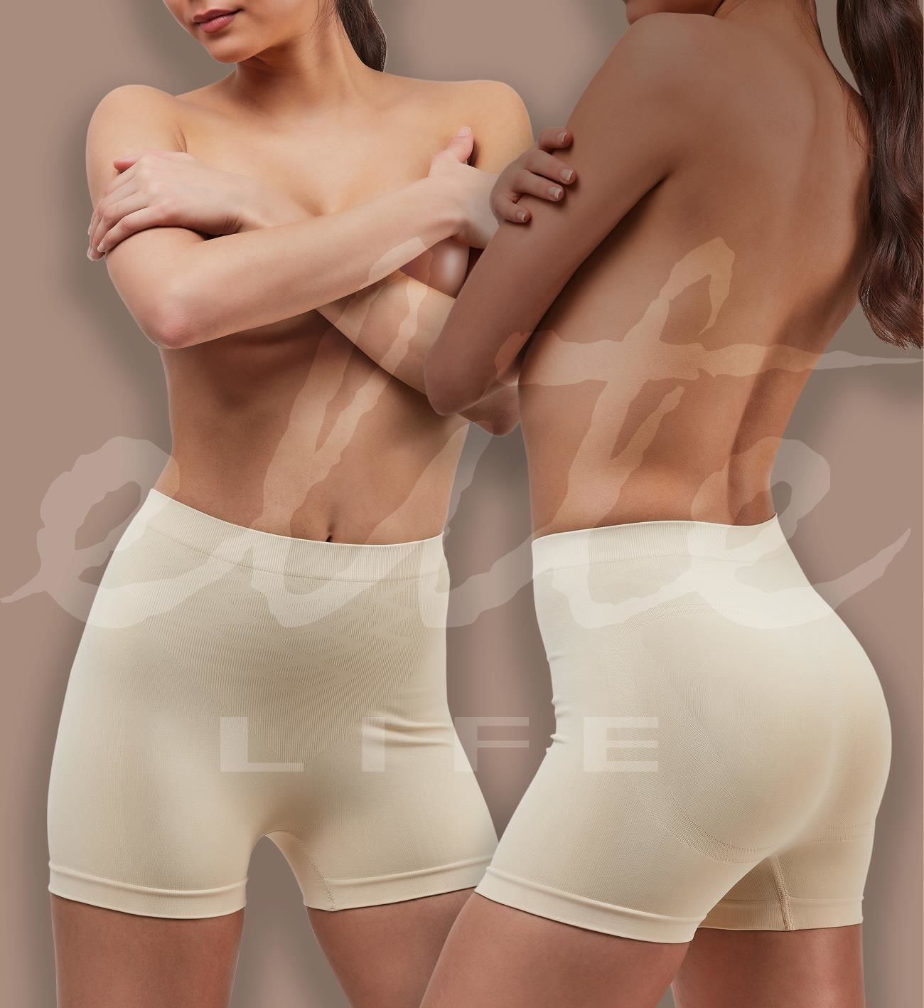 ELİTE LİFE 835 K-07 BAYAN BOXER KORSE ---TEN - L-XL