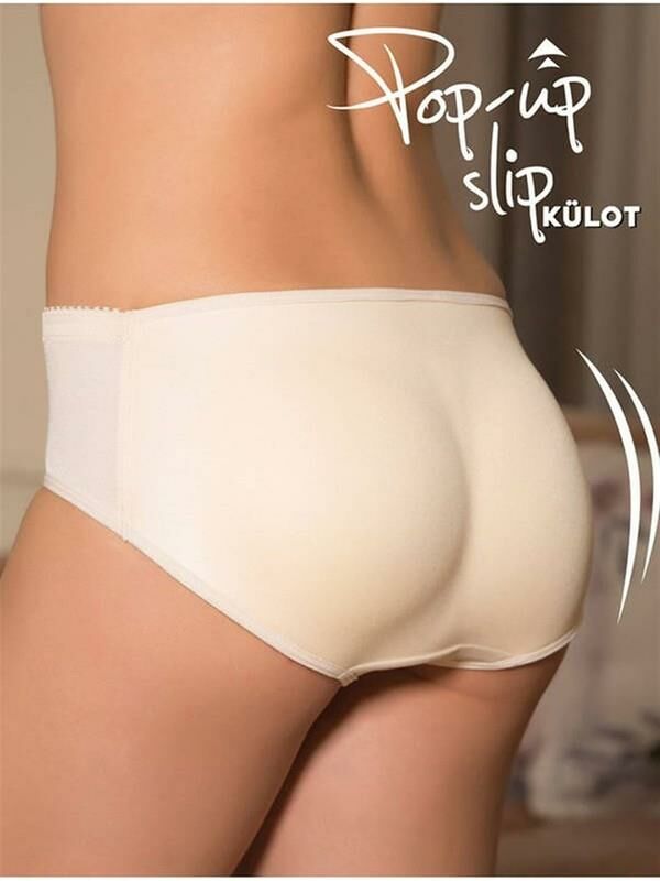 Anıl Kadın Kalça Kaldıran Destekli Pop-Up Slip 2689 -- S - ---TEN