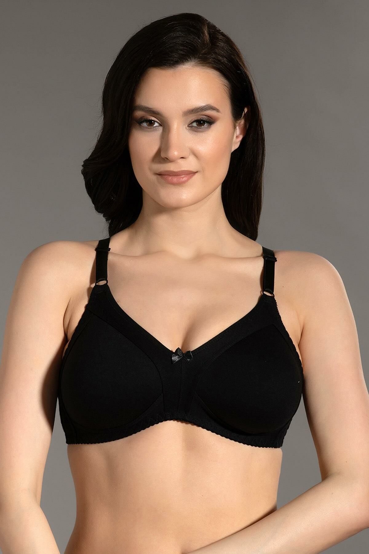 NEW BRA 1750 BAYAN SÜTYEN -SİYAH - 105B
