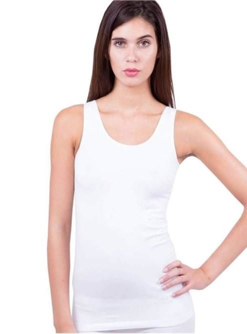 ELİTE LİFE 837 AT-12 MAXİ KALIN ASKILI ATLET - XS - -BEYAZ