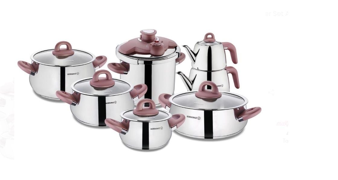 Korkmaz A1756-1 Bella 14 Parça Hiper Set Rosegold