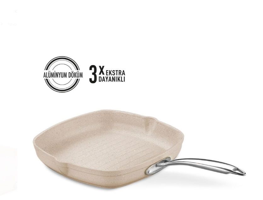 Korkmaz A1268 Granita 28 cm Kare Grill Tava