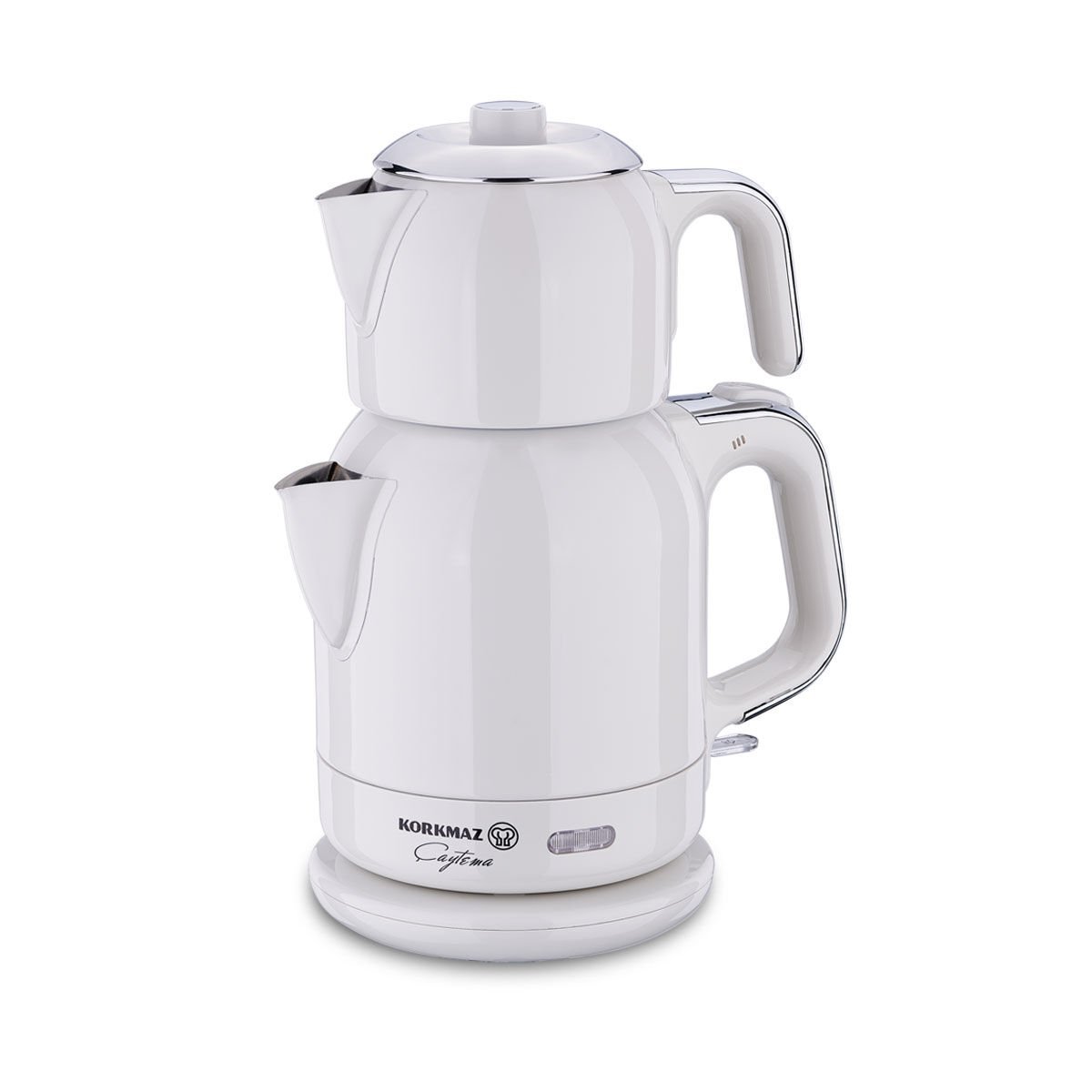 Korkmaz A331-08 Çaytema Vanilya/Krom 1600 W Çay Makinesi