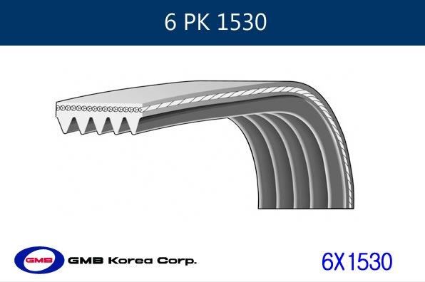 ALTERNATÖR KAYIŞI 6PK1530
