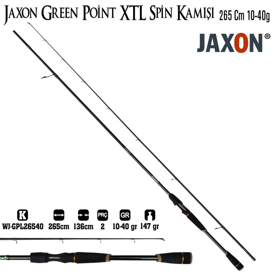 Jaxon Green Point XTL 265cm 10-40gr Spin Kamışı