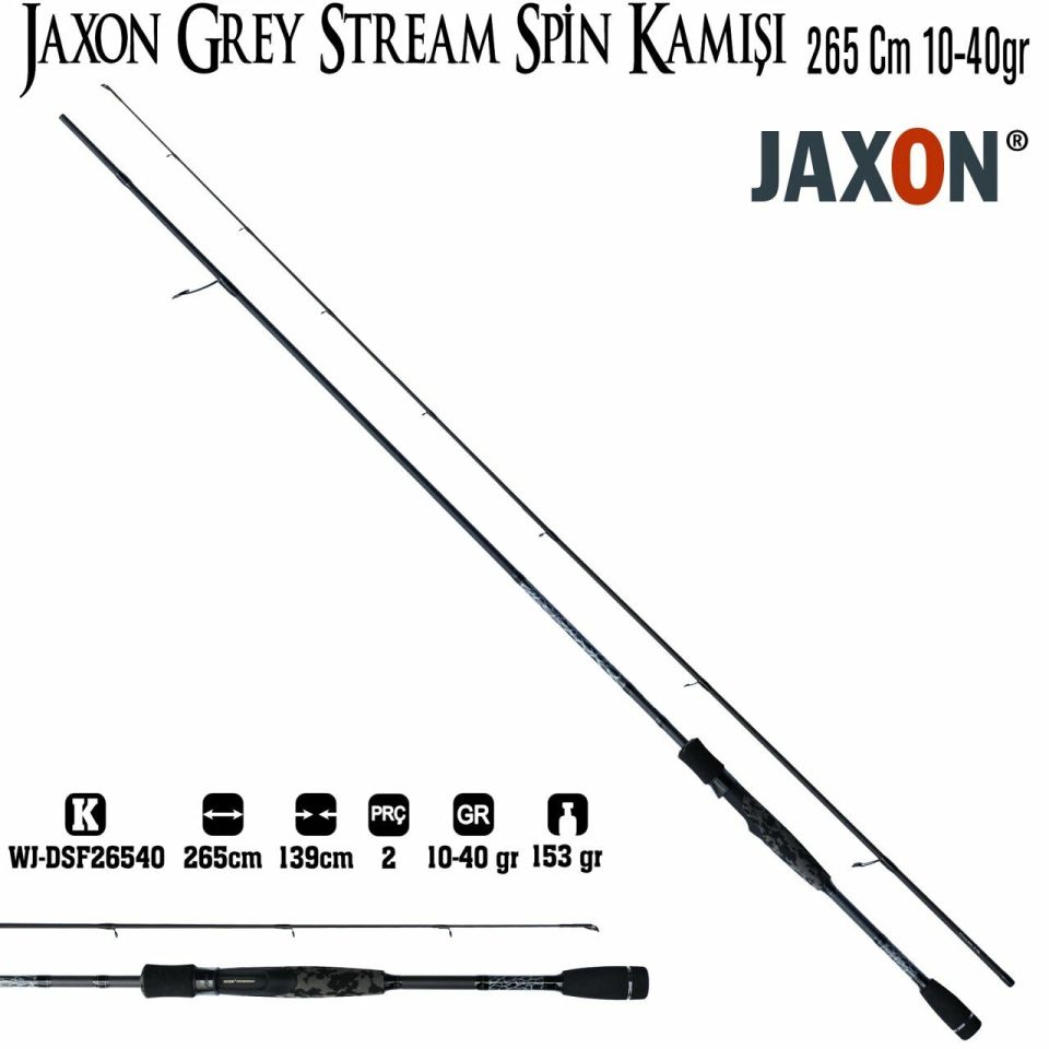 Jaxon Grey Stream 265cm 10-40gr Spin Kamışı