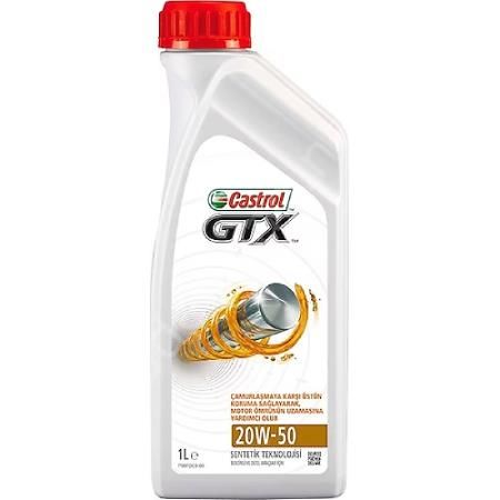 Castrol GTX LPG 20W50 1 LT Motor Yağı