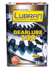 Lubran Gearlube 140 Numara Dişli Yağı 16L