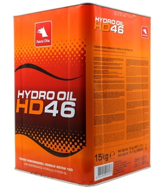 Petrol Ofisi Hydro Oil Hd 46 15 KG 17 L Hidrolik Sistem Yağı N11.111