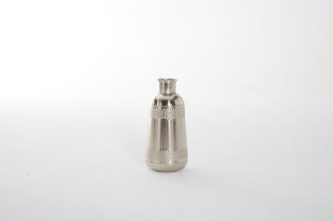 İron Flower Pot Small Ma6361 Gold Vazo Standart - Silver