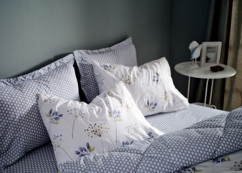 Easy Cotton Comforter Set Flourish Çift Kişilik - Krem