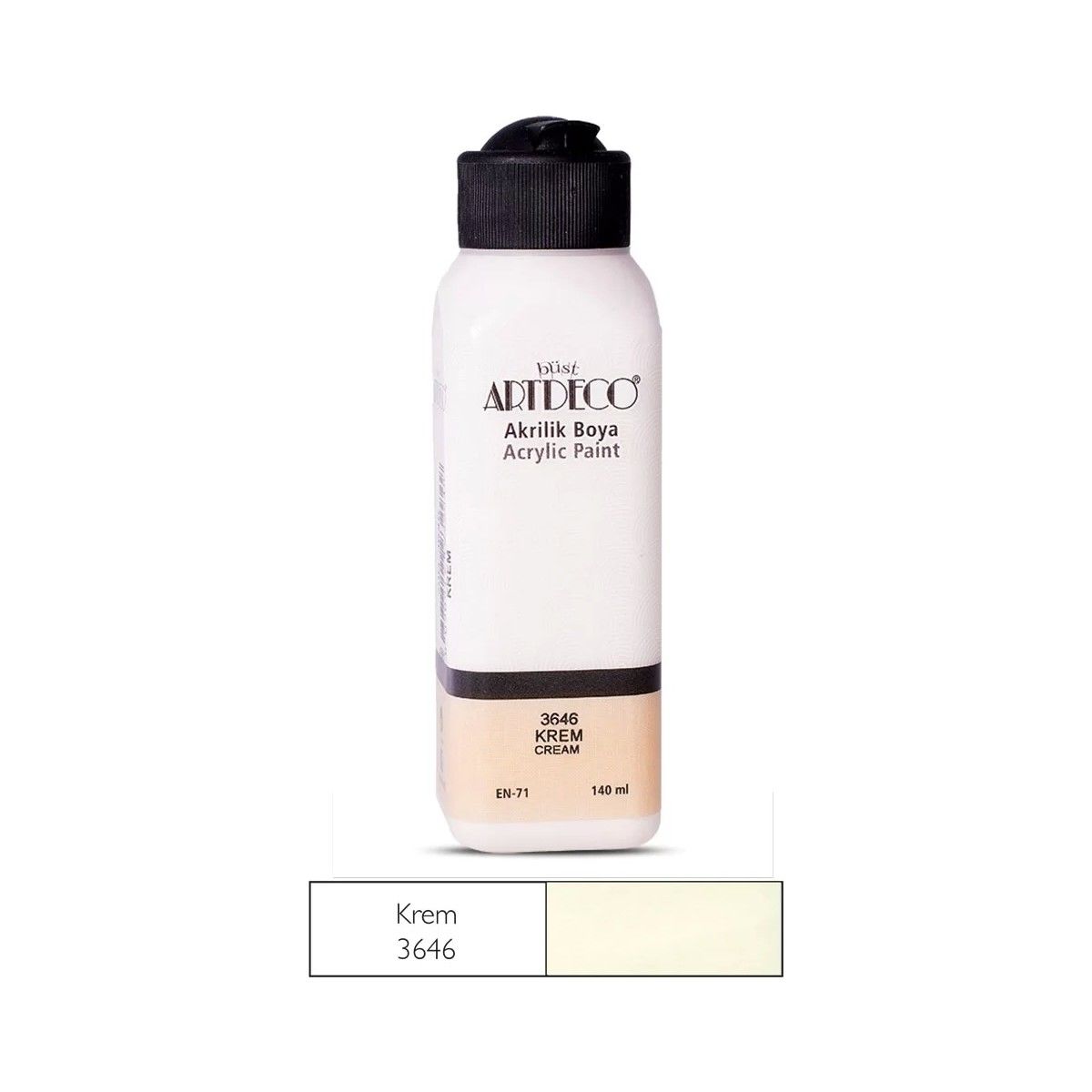 Artdeco Akrilik Boya 140 Ml Krem