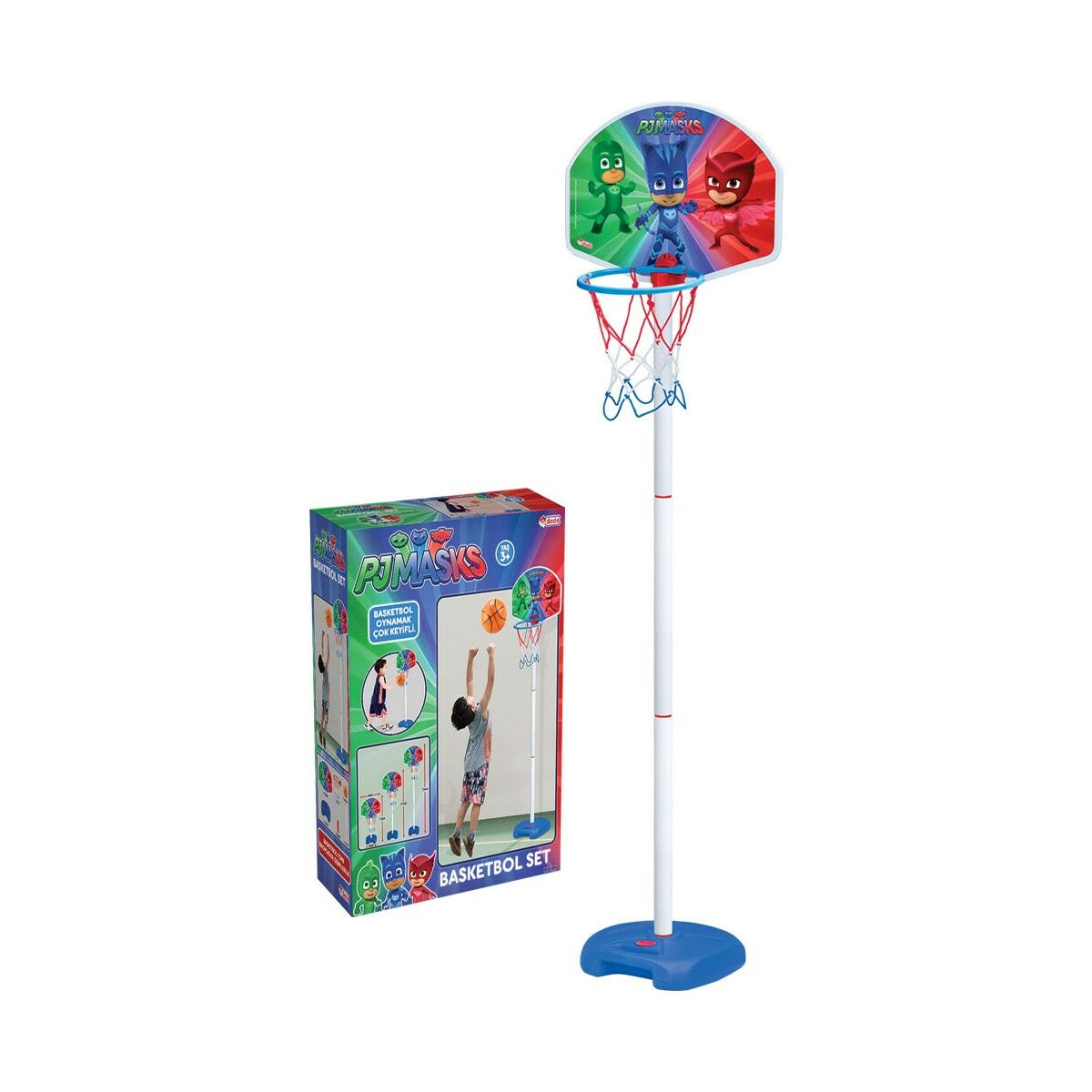 Dede Pjmask Ayaklı Basketbol Seti
