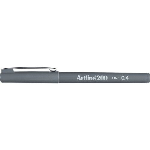 Artlıne Gri 200 N Fine Keçe Uçlu Kalemi 04