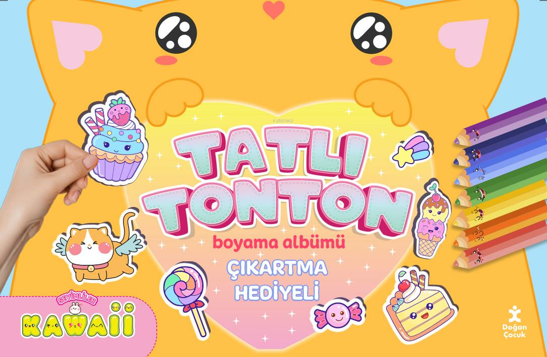 Kawaıı Tatlı Tonton Çıkartma Hediyeli Bo
