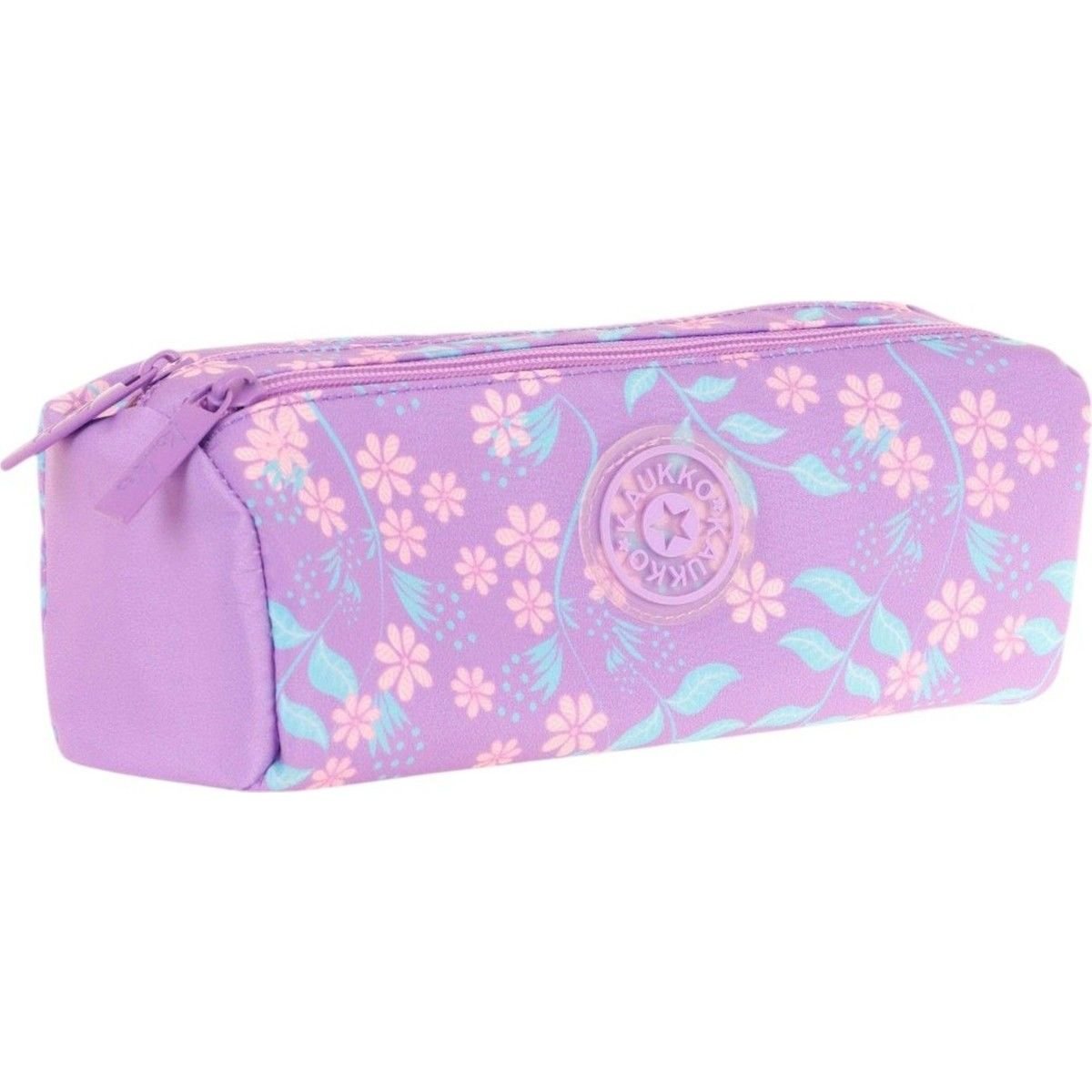 Kaukko Soft Floral Dual Kalem Çantası (lılac Flowers)