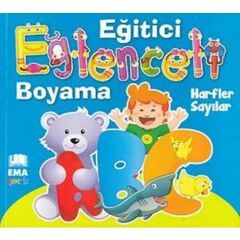 Eğitici Eğlenceli Boyamaharfler Ve Sayılar