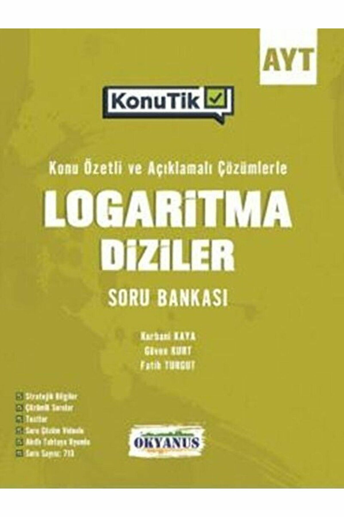 Ayt Konutik Logaritma Diziler Soru Bankası
