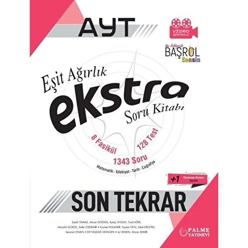 Palme Yks Ayt Extra Eşit Ağırlık S.B.