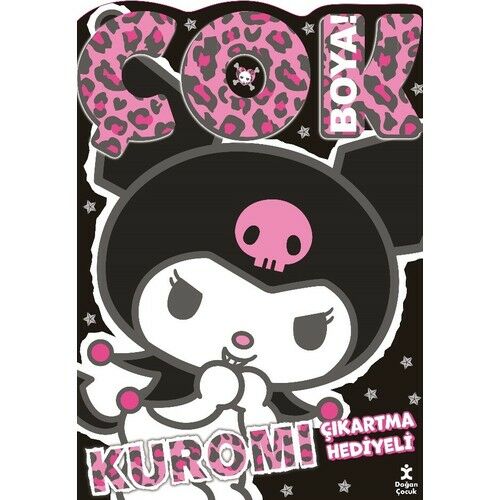 Doğançocuk 131 - Kuromi Çok Boya Çıkartmalı Dev Boyama Ki