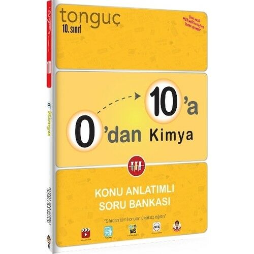 Tonguç Akademi 0'dan 10'a Kimya Konu Anlatımlı Soru Bankası