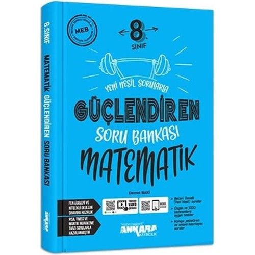 ANK Yay. 8. Sınıf Güçlendiren Matematik Yeni Nesil Sorularla S B / Ankara