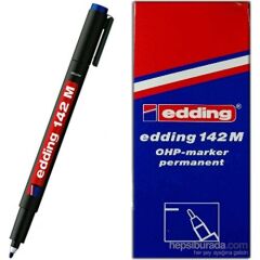 Edding Asetat Kalemi E-142M Mavi 10'lu ED14203