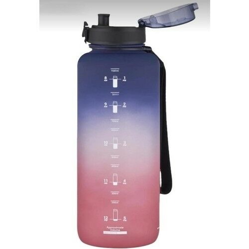 Vagon Life Uzspace 3056-4 Tritan Matara 1500 Ml Blue-Red