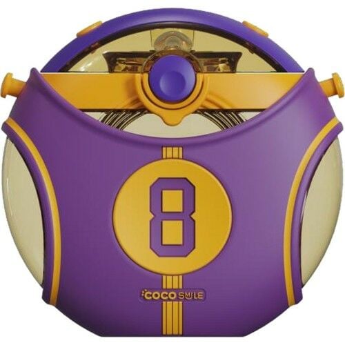 Coco Smile CS 00008 Mor 630 ml Straw Basketball Tritan Matara