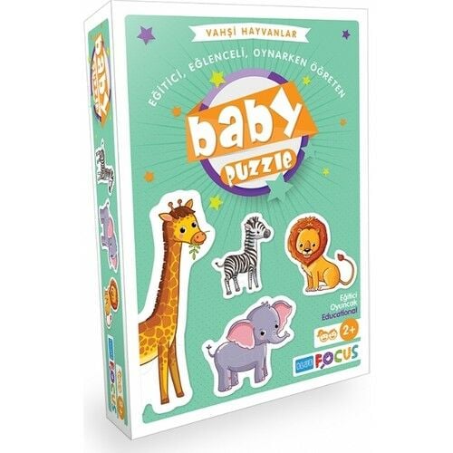 Bf158 Baby Puzzle - Vahşi Hayvanlar