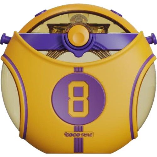 Coco Smile Vagonlife Cocosmile CS 00008 Sarı 630 ml Straw Basketball Tritan Matara