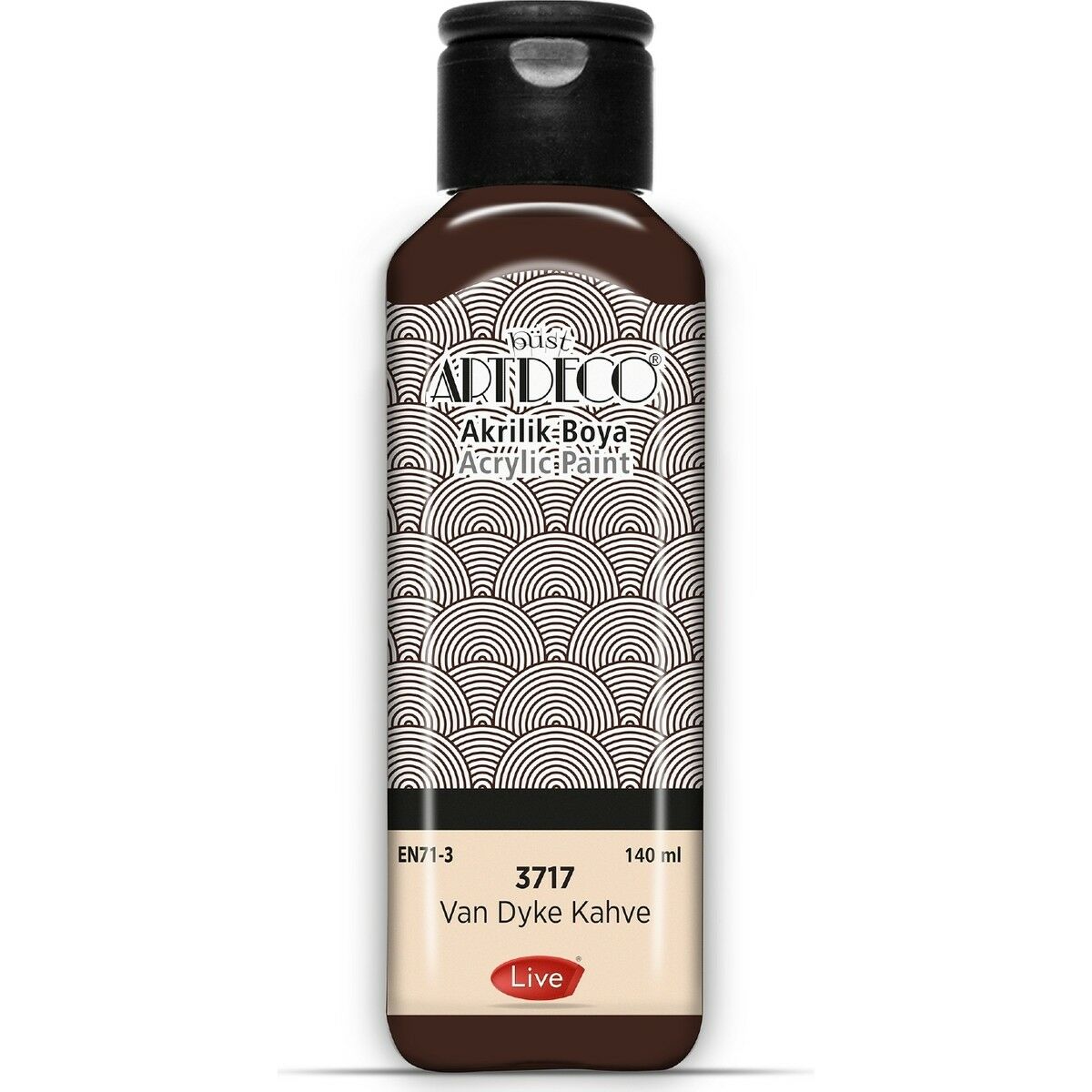 Artdeco Akrilik Boya 140 Ml Van Dyke Kahve 3717