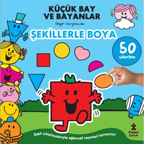 Küçük Bay Ve Bayanlar Şekillerle Boya - Roger Hargreaves