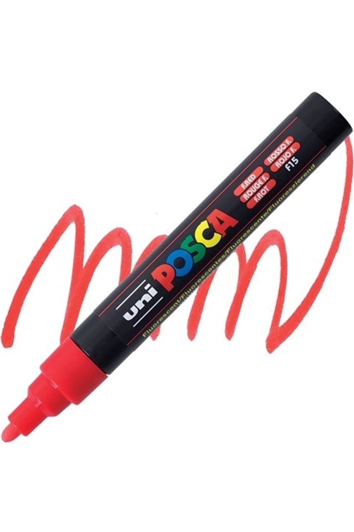 Uni-Ball Posca 1.8-2.5 Su Bazlı Poster markörü F.kırmızı N