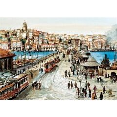 K.Color 68x48 1000 Li Yapboz Galata Köprüsü