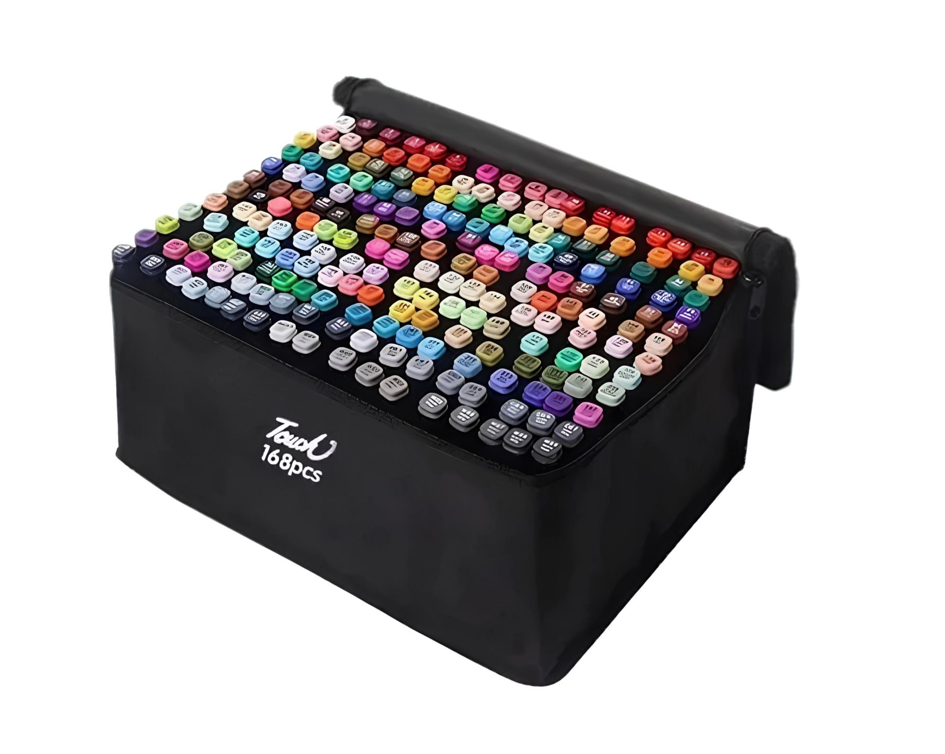 TOUCH ÇİFT UÇLU MARKER KALEM 168 Lİ ÇANTALI