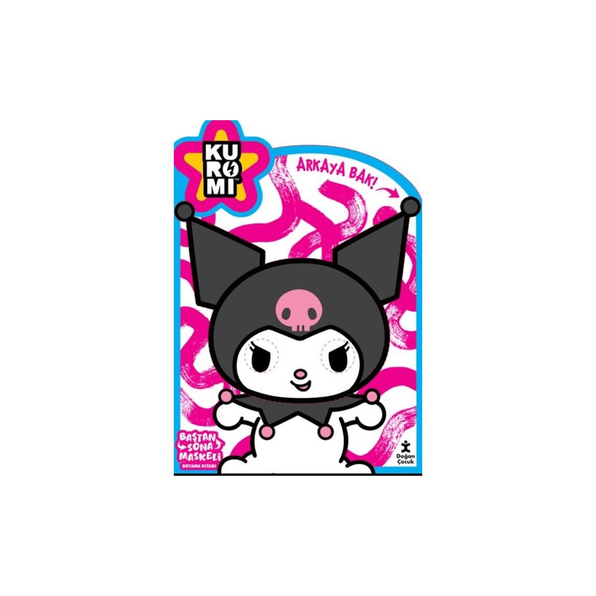 Kuromi Baştan Sona Maskeli Çıkartmalı Boyama